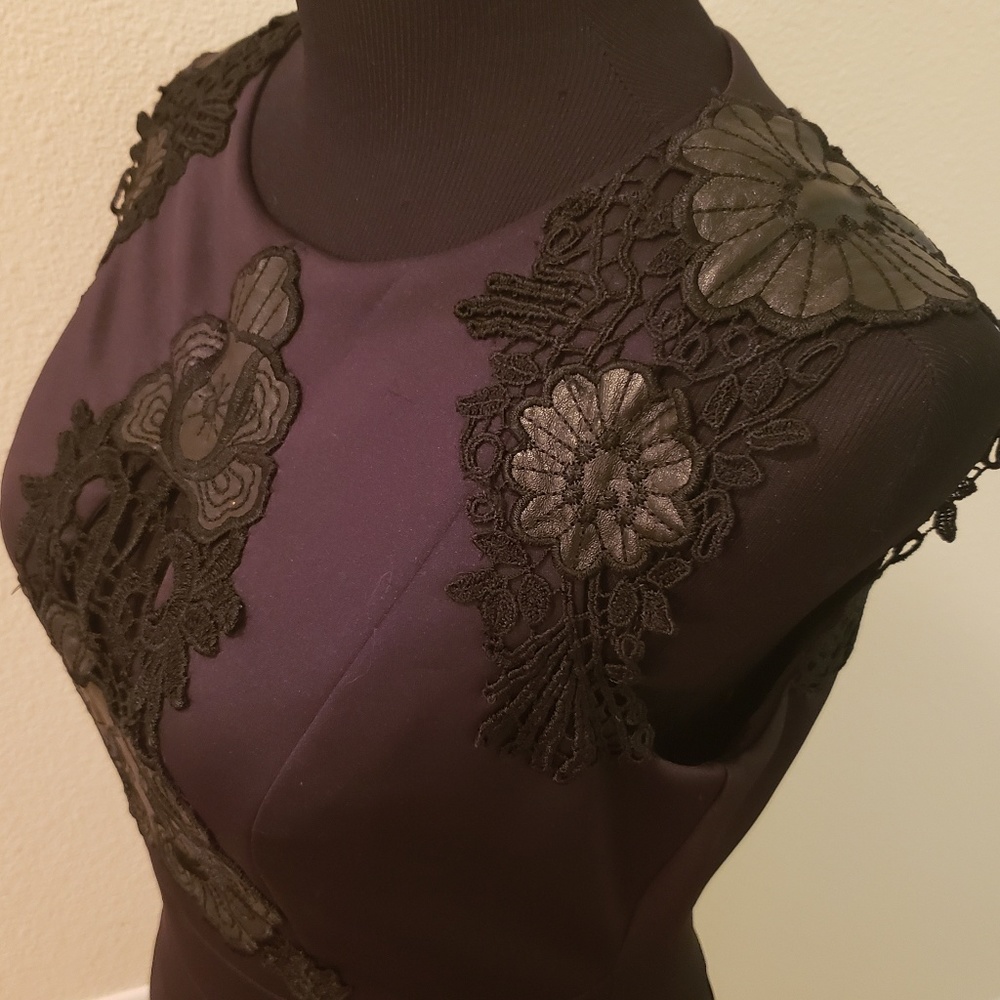 BEBE Black Lace Dress - Picture 3 of 4